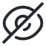 Eye Slash SVG Icon